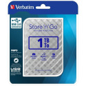 väline kõvaketas Verbatim Store n Go USB 3.0 HDD 1TB hõbedane 53197