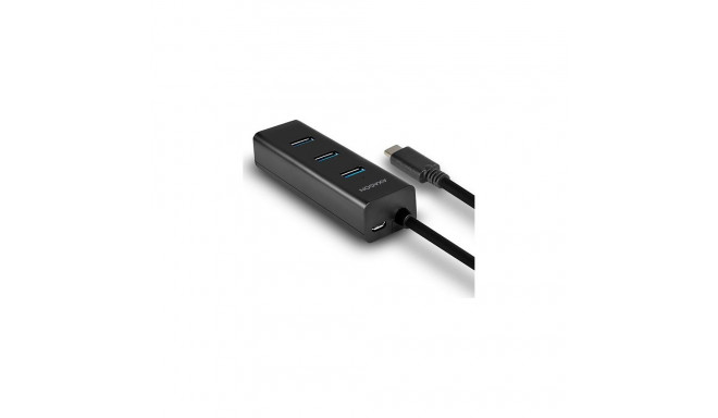 AXAGON HUE-S2C 4x USB3.0 Charging Hub MicroUSB Charging Connector Type-C