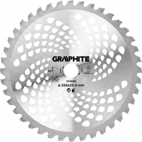 Graphite Cutting disc (255 x 25.4 mm, 40 Z, brush cutter blade)