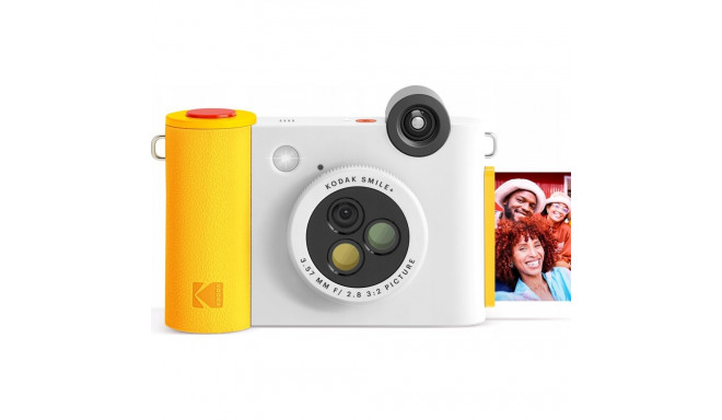 Kodak Smile+ 2in1 digitaalne kaamera 5mp/kiir + Bluetooth printer Zink telefoni jaoks – valge