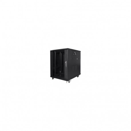 Lanberg | Rack cabinet 19" free-standing 15U/600x800 (flat pack) | FF01-6815-12B | Black