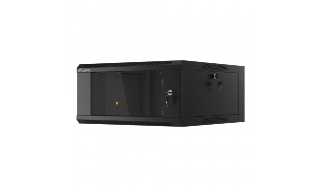 Lanberg 19" seinapealne 4U 600 kiire paigaldus (kinnituspakend) rack-kapp WFFA-5604-10B must