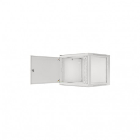 Lanberg | Rack cabinet 19" wall-mount 9U/600x600 (flat pack) for self-assembly with metal door | WF0