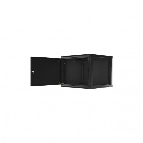 Lanberg | Rack cabinet 19" wall-mount 9U/600x600 (flat pack) for self-assembly with metal door | WF0