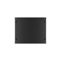Lanberg 19" seinapealne 9U/600x450 isekokku pandav metalluksega (tasapinnaline pakk) must rack-kapp 