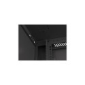 Lanberg 19" seinapealne 9U/600x450 isekokku pandav metalluksega (tasapinnaline pakk) must rack-kapp 