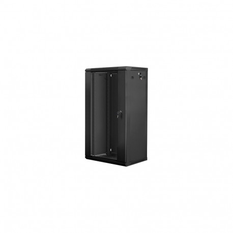 Lanberg 19" seinapealne 22U/600x450 (konstruktsioonikomplekt) klaasuksega rack-kapp WF01-6422-10B mu