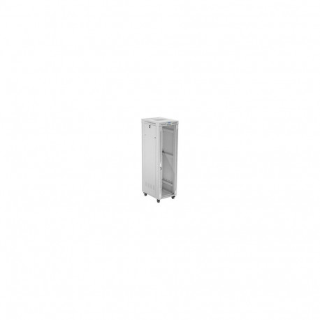 Lanberg 19" põrandal seisev 42U/600x800 (kokkupandav) klaasuksega rack-kapp, LCD, FF01-6842-12SL, ha