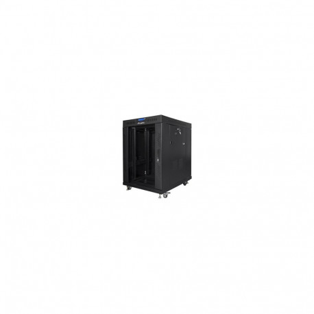 Lanberg | Rack cabinet 19" free-standing 15U/800x1000 (flat pack) with glass door, LCD | FF01-8015-1