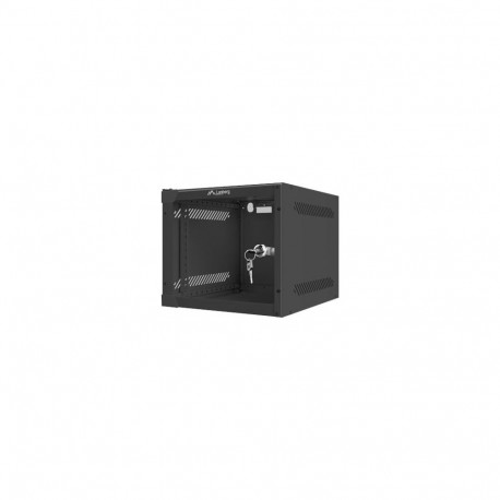 Lanberg 10" seinakinnitusega 4U/280x310 (kokkupandav) klaasuksega rack-kapp WF10-2304-10B must