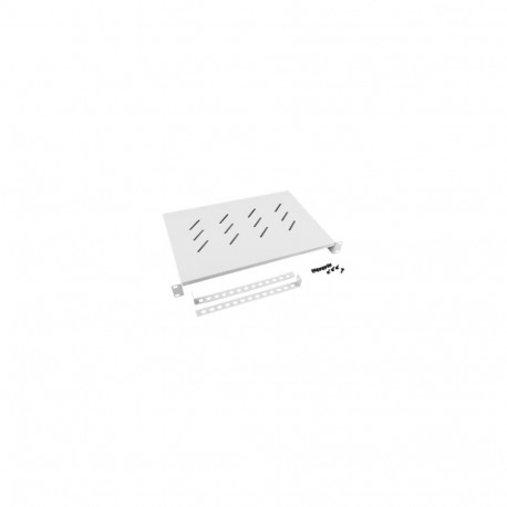 Lanberg 19" fixed shelf 1U/483x300mm, max load capacity up to 25kg | AK-1004-S | Grey