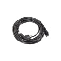Lanberg CEE 7/7 kuni IEC 320 C13 toitekaabel CA-C13C-11CC-0100-BK