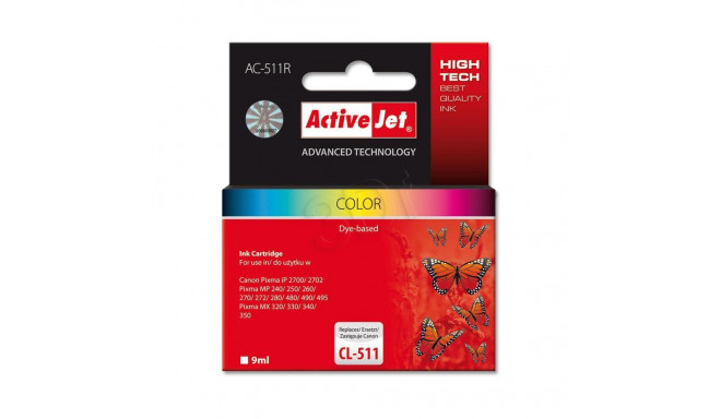 Activejet tindikassett AC-511R / CL-511 värviline