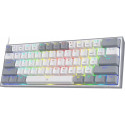 Redragon K617 Fizz punane lüliti klaviatuur (K617WG-RGB)