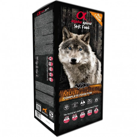 Alpha Spirit Semi-soft dog food Multiprotein (adult) 9 kg