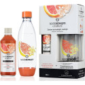 Sodastream Crafted Kit Grapefruit & Elderflower 330ml & Fuse 1L Bottle