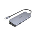 Unitek uHUB N9+ USB-C jaam/replicaator (D1026B)