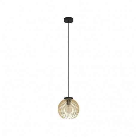 Pendant lamp EGLO VENEZUELA, 1 x E27, max 40W, black/gold color, h110 cm