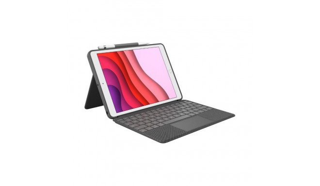 Logitech Combo Touch iPadile (7., 8. ja 9. põlvkond) grafiit UK (920-009629)