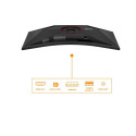 AOC CU34G4Z 34-tolline 3440x1440 1ms 2xHDMI DP USB must/punane