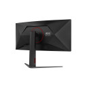 AOC CU34G4Z 34-tolline 3440x1440 1ms 2xHDMI DP USB must/punane