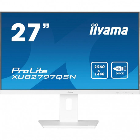 Iiyama arvutimonitor G-MASTER XUB2797QSN-W2 68.6cm (27") 2560 x 1440 pixels Quad HD LED, valge