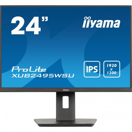 iiyama ProLite XUB2495WSU-B7 arvutimonitor 61.2 cm (24.1") 1920 x 1200 pikslit WUXGA LED must