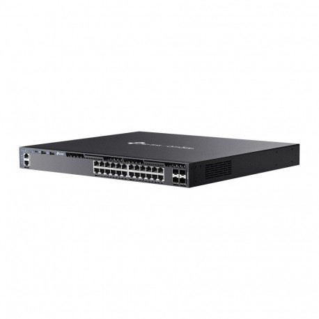 TP-Link Omada 24-pordine gigabitne virnastatav L3 hallatav lüliti 4 10G pesaga