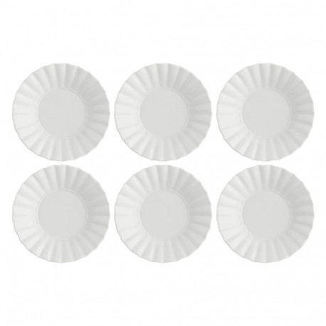 Set of 6 Ducale Soup Plates - White, 22 cm