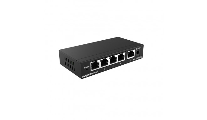 Ruijie Networks RG-ES205GC network switch Managed L2 Gigabit Ethernet (10/100/1000) Black