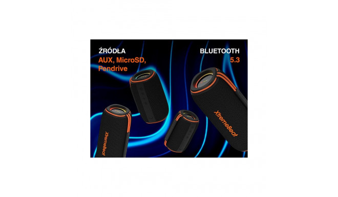 Tracer XtremeBeat TWS kaasaskantav Bluetooth kõlar must 15 W