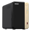QNAP TS-264 NAS torn Intel® Celeron® N5095 8 GB 0 TB QNAP QTS must, kuldne