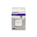 Qoltec 96W KIIR seinalaadija | 5-20V | 3-4.7A | USB C PD | Valge