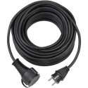 Brennenstuhl pikendusjuhe  IP 44 25m, must (H05RR-F 3G1,5)