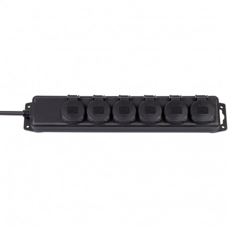 Brennenstuhl IP44 6x way black