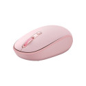 Wireless mouse Baseus F01B Tri-mode  2.4G BT5.0 1600 DPI (pink)