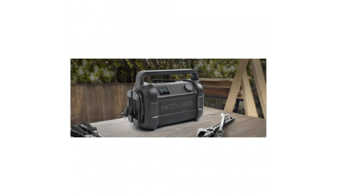 Muse M-928 FB Jobsite Radio speaker, Black