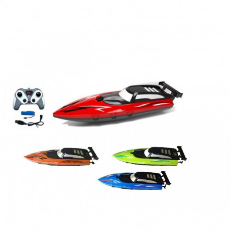 Motorówka r/c 4 z ładowarką usb 4 kolory mix
