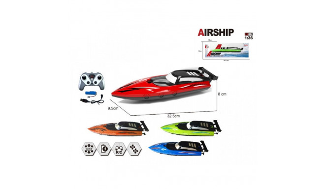 Motorówka r/c 4 z ładowarką usb 4 kolory mix