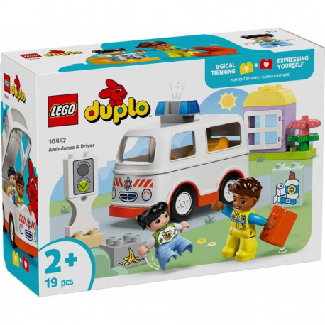 Klocki duplo 10447 karetka z kierowcą
