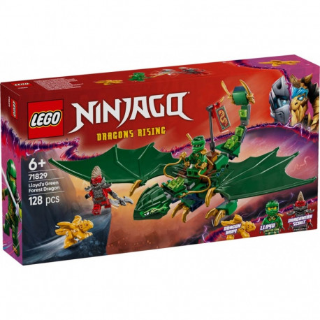 Ninjago ehitusklotsid 71829 Lloydi roheline metsadraakon
