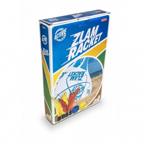 Gra rakietki plażowe drewniane active play zlam racket