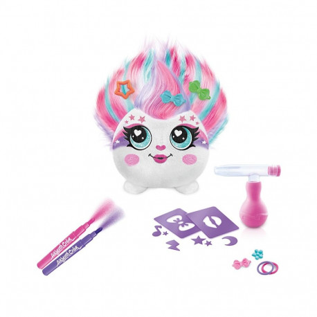 Maskotka projekt plusz fryzurki - zestaw z ręcznym aerografem mgiełka