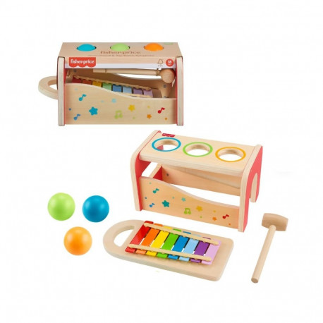 Wood zabawka muzyczna cymbałki drewno