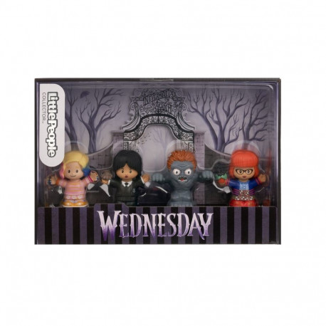 Zestaw figurek little people wednesday 4-pak