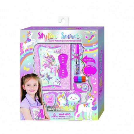 Pamiętnik na szyfr z długopisem pecoware -jednorożec