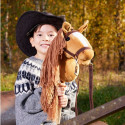 Koń na kiju hobby horse hoppihorse a3 chestnut - brąz, maść kasztanowata