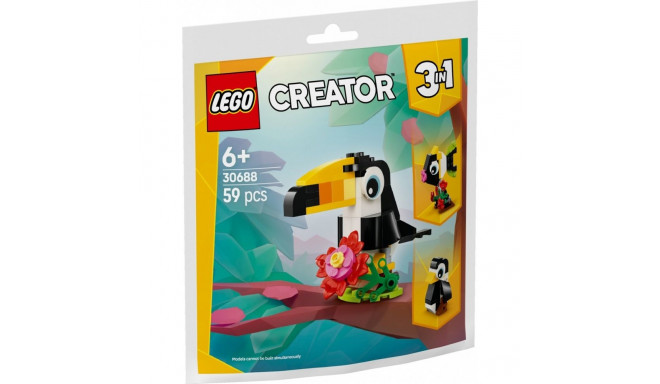 Klocki creator 30688 tropikalny tukan