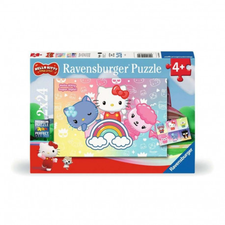 Puzzle 2x24 tükki hello kitty