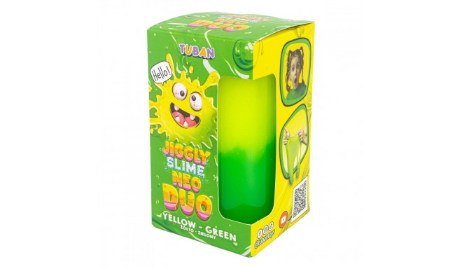 Slime jiggly neo duo żółto-zielony 430g